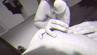 Buttock oral sex