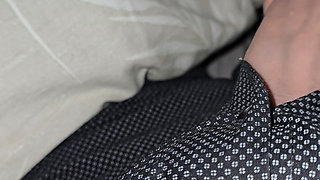 Step mom trains stepson 9 inch cock before with handjob before fuck