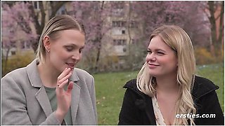 Masters Student Emma K And Pediatric Nurse Nina C Enjoy Lustful Play With