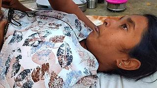 Sister Takes off Her Clothes in Front of Brother, Brother Is Rubbing His Younger Sister's Pussy with His Fingers - Bhabhi Shoving Pussy