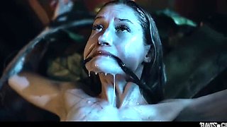 Tiffany Tatum Small Tits Solo - Scared Girl Fucked By Giant Plant Monster Creampie