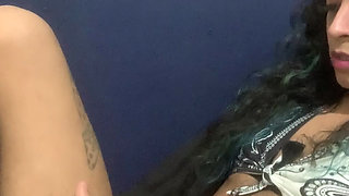 Teen Trans Masturbating and Cum