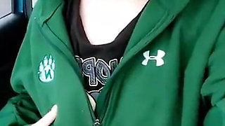 Redhead Hottie Strips Post-workout and Cums All Over the Bathroom Sink