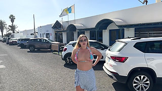 Girl Walking Fully Naked on the Street