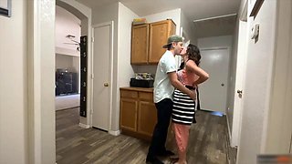 Horny Couple Sneaks Off During Family Thanksgiving