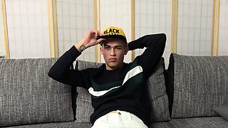 Adorable Czech Boy Strips and Jerks Off on Camera