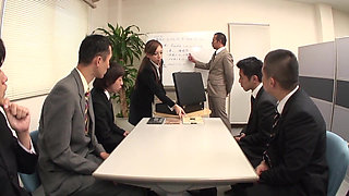 Office sluts gets a pounding she craved for