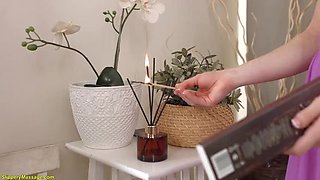 Flexible Teen Anal Massage with Nuru Gel - Lesbian Shower Sex 4K