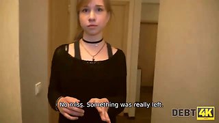 Debt4k. agent uses young doll like a cheap call girl