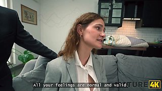 Mature4k. kinky neighbour mistress seduced a teenie duo...