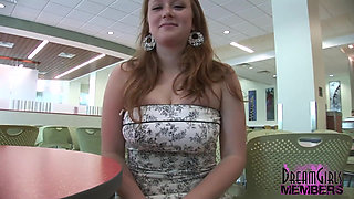 Big Natural Tits Exposed on a Local College Campus