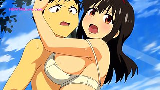 Hot Day Leads to Passionate Virgin Sex at the Phone Booth