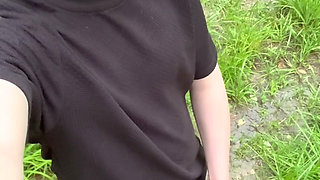 Solo Jerk in a Clearing in the Woods
