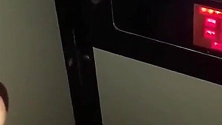 Cute Girlfriend Nervous at Gloryhole Gets Filled