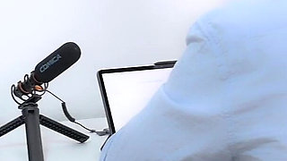 Secretary Ritzy Punished by Her Boss Rough Deepthroat Blowjob for Missed Deadline and a Messy Cum-face Finish