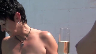 Private Pool Party Ends in a Sexual Treatment