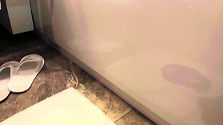 Petite small tit babe with perfect pussy masturbates