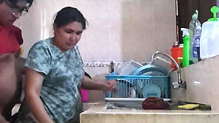 Sexy Latina Sex in the Kitchen