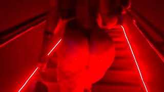 Curvy Latina Wife Twerks on Big Black Cock - BBC Fucks Hotwife in Club POV