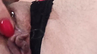 Watch My Clever Fingers with Red Nail Polish