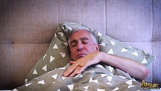 Cuddling in Bed Turns Into Deep Doggystyle