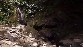 Sexy brunette MILF and blonde teen deep anal threesome fuck