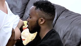 Old Blonde Granny Fucks And Sucks Hung Black Stud