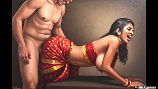 Indian Wife Catches Husband Fucking Sister-in-Law in Basement - Big Ass, Cum in Mouth, HD