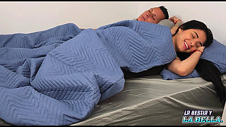 Stepmom and Stepson Have Passionate and Hardcore Sex, Homemade