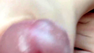 Handjob with Huge Cumshot in Car