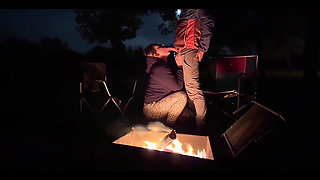 Using My Pussy at the Camp! Trying to Get Caught!