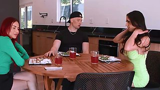 Guess Who's Cumming To Dinner?.Sarah Illustrates / Brazzers