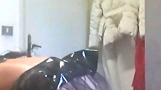 MILF in Latex and Fishnet Pantyhose, Licked, Fucked and Cumshot on Face