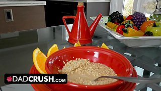 Dad Crush - getting over my ex with my stepdaddy\u2019s cum inside my tiny cunny
