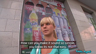 Public Agent - Desperate Blonde College Girl Willing to Work for a Hard Fuck