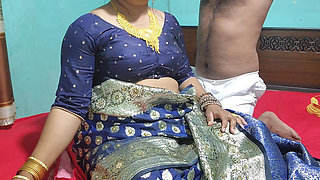 The bride and groom's first wedding night