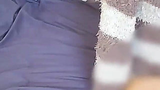 Married Woman Masturbating on the Bed