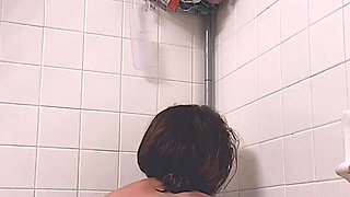 Amateur striptease and Solo masturbation