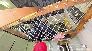 Hammock Goddess Worship Part 2 - Slave Tongue Gently Slides on My Unzipped Pussy and Ass Plus Golden Present