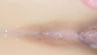 Cumming All Over Her Asshole - Cum Covered Pussy