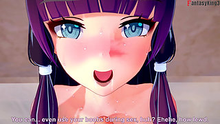 Columbina blowjob - Genshin Impact