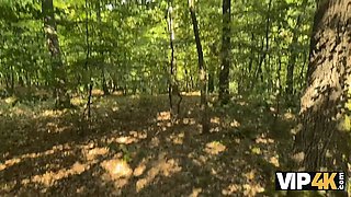 Vip4k. George Uhl fucked hard a teenager unfaithful wifey in the bushes