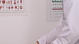 Patient Lets Her Doctor Lubricate Her with His Cock in His Office - Max Betancur & Mariana Martix