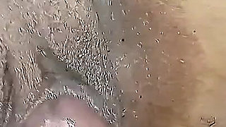 Rubbing My Stepsister's Pussy with My Big Dick