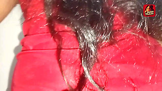 New Desi Bhabhi in Red Dress Full hindi Audio