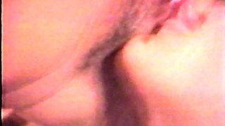 Hairy amateur redhead and brunette lick pussies till orgasm