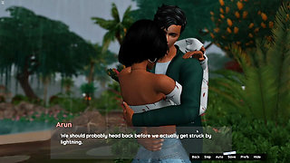 Indian Stepsister Sucking and Giving Deepthroat Blowjob to a Black Huge Cock