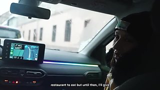 Laura Quest Winter Blowjob Outdoor Public Sex with Cum in Mouth - Amateur Teen Girlfriend Fucking in Car