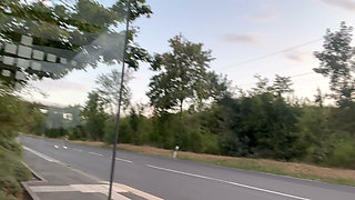 Public Female Exhibitionist Fingering at Bus Stop