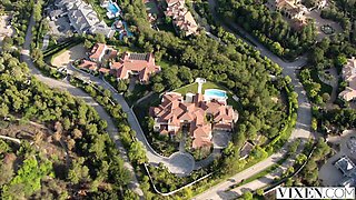 Kissing trailer with come-hither Alberto Blanco and Amber Moore from Vixen